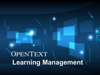 Learning Management
 