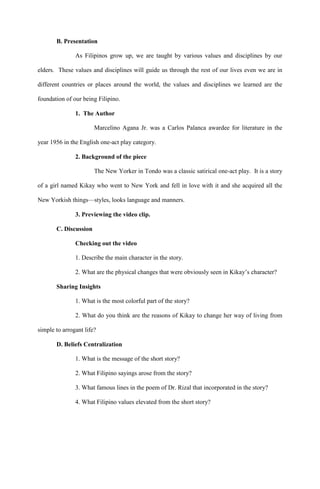 lesson plan | DOCX
