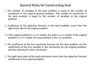 Duality in Linear Programming | PPTX
