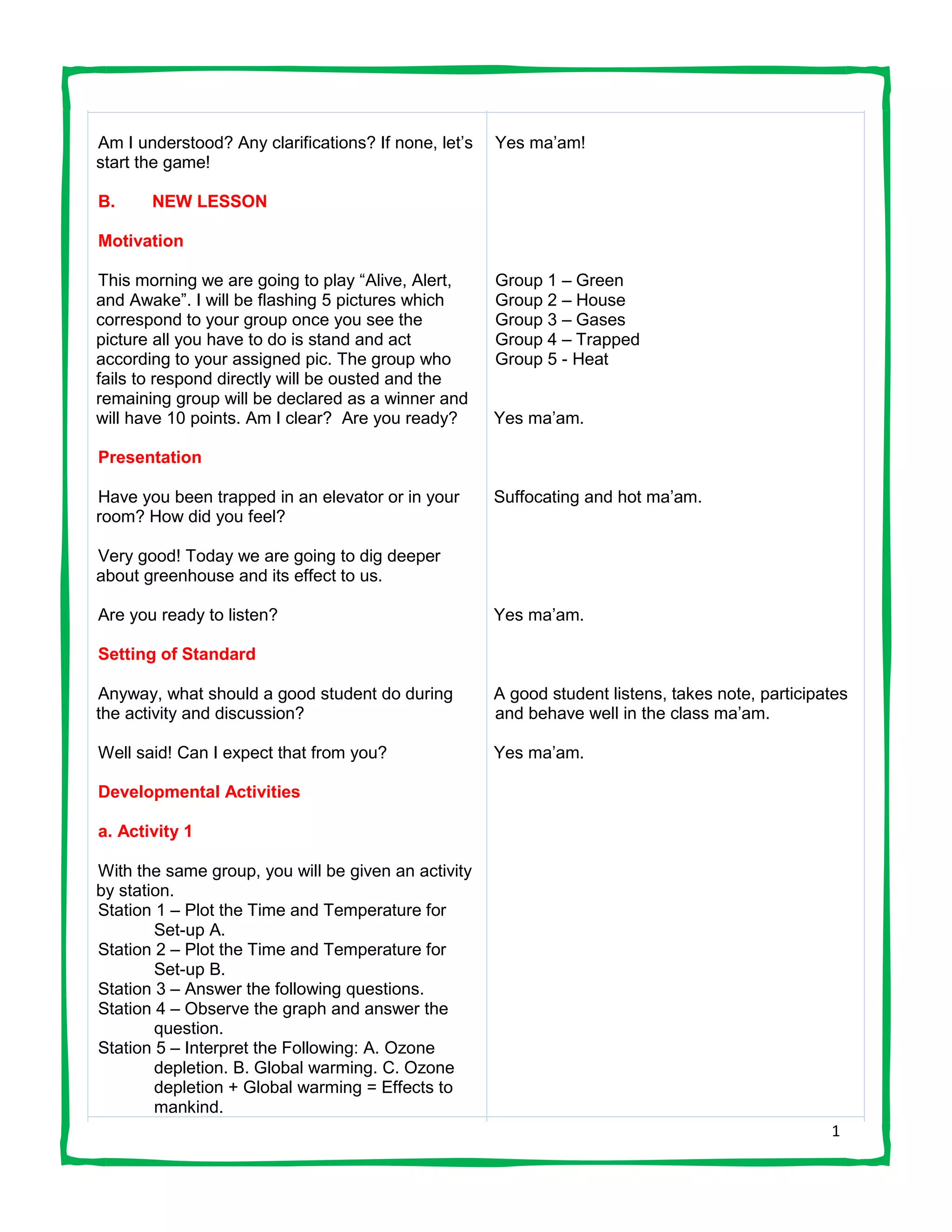 Detailed Lesson Plan in Science VII - Greenhouse | DOCX