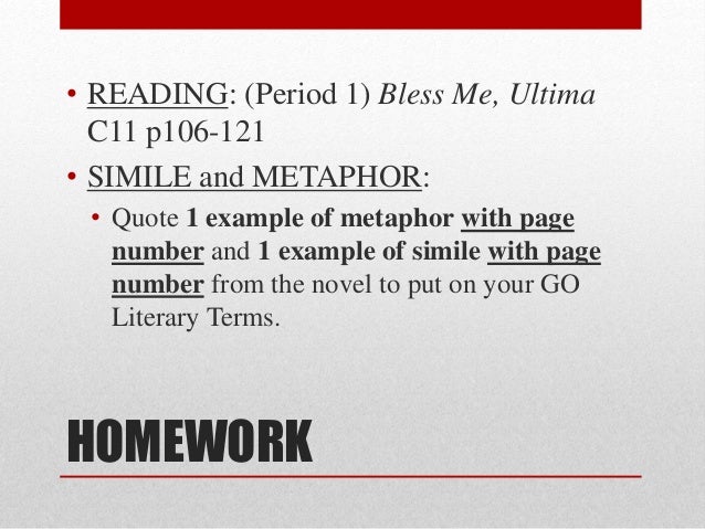Homework help similes