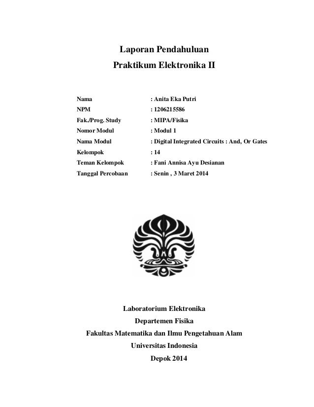 Laporan Pendahuluan