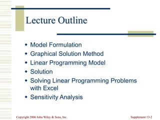Linear Programming Free Power Point Slide Presentation.ppt