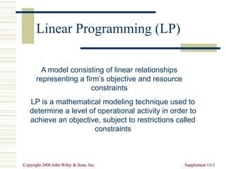 Linear Programming Free Power Point Slide Presentation.ppt