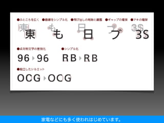 家電などにも多く使われはじめています。
 