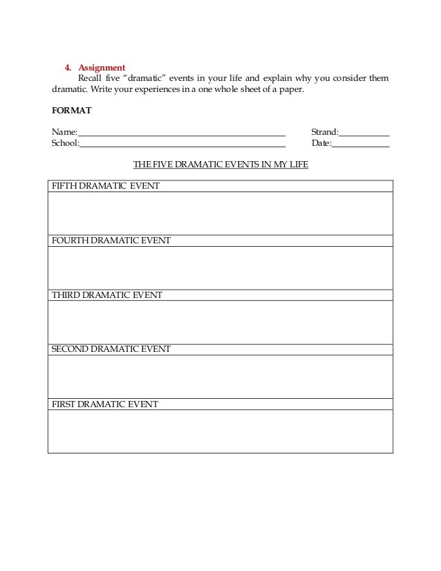 Detailed Lesson Plan (Creative Nonfiction) Drama