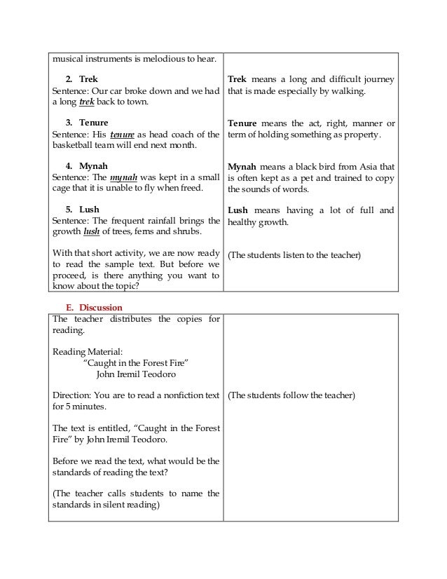 Creative writing lesson plan for senior high school image
