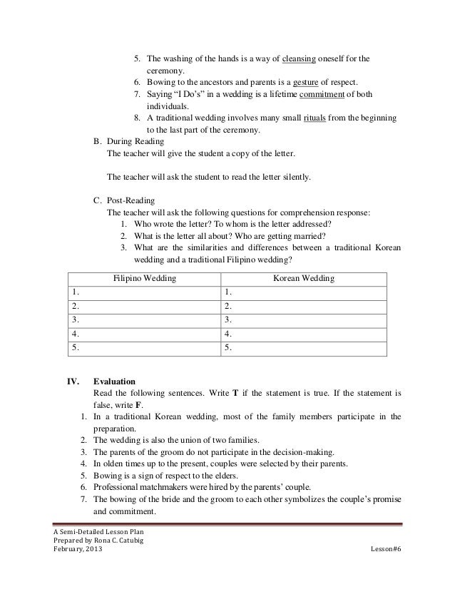 semi detailed lesson plan in reading comprehension In this article, you will find our compiled grade 5 detailed lesson plan we aim to complete all the grade 5 detailed lesson plan to make them available to our fellow teachers and help them complete their resources to make their efforts more directed into the actual teaching process. semi detailed lesson plan in reading comprehension In this article, you will find our compiled grade 5 detailed lesson plan we aim to complete all the grade 5 detailed lesson plan to make them available to our fellow teachers and help them complete their resources to make their efforts more directed into the actual teaching process.
