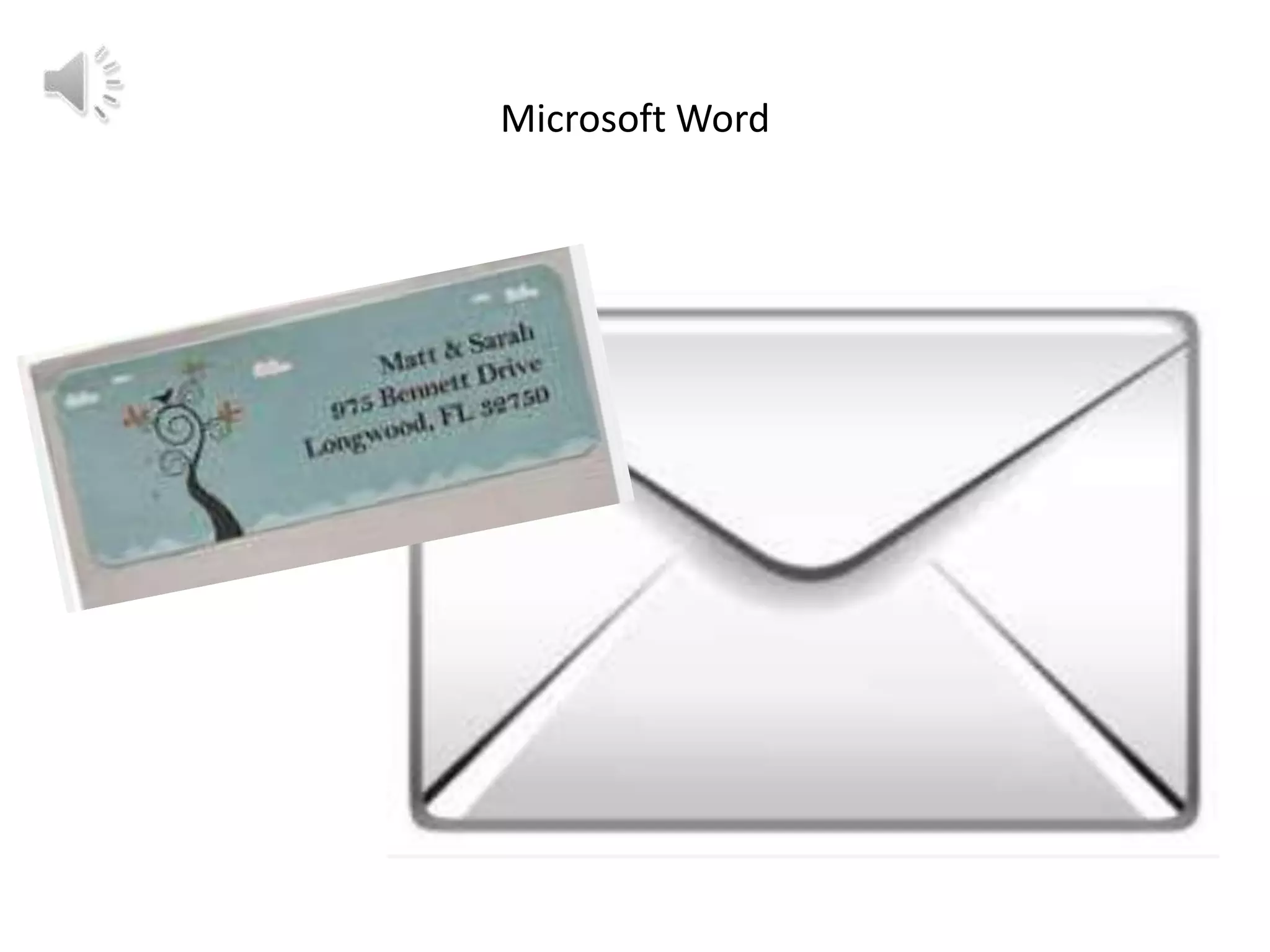 Microsoft Word

 