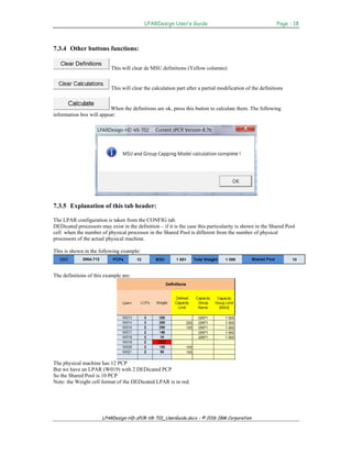 LPAR Design Tool V8 -T01 for IBM z Systems | PDF