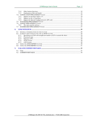 LPAR Design Tool V8 -T01 for IBM z Systems | PDF