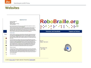 Websites
http://titanpad.com/RSCYH1704
 