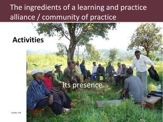 What are LPAs? What are CoPs? What matters to make them work?