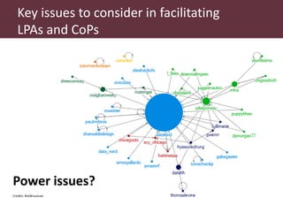 What are LPAs? What are CoPs? What matters to make them work?