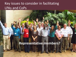 What are LPAs? What are CoPs? What matters to make them work?