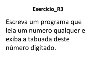 Vamos treinar um pouco?!  