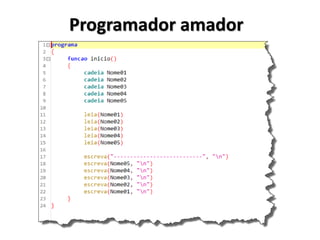 Programador amador  