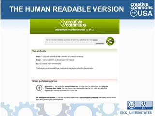 THE HUMAN READABLE VERSION
 