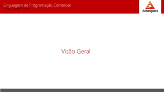 Linguagem de Programação Comercial 
Prof. Charles Fortes 
Visão Geral 
 