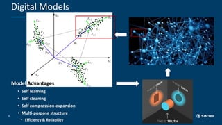 Digital Models
6
Model Advantages
• Self learning
• Self cleaning
• Self compression-expansion
• Multi-purpose structure
• Efficiency & Reliability
 