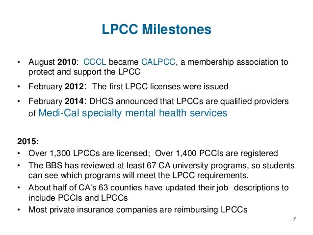 What Is The Difference Between Mft And Lpcc In California LPCCs in California