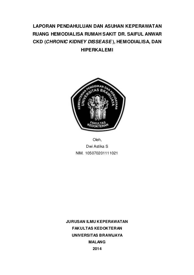 Format Askep Ckd | lp ckd hd hiperkalemi tika Format Askep Ckd | lp ckd hd hiperkalemi tika