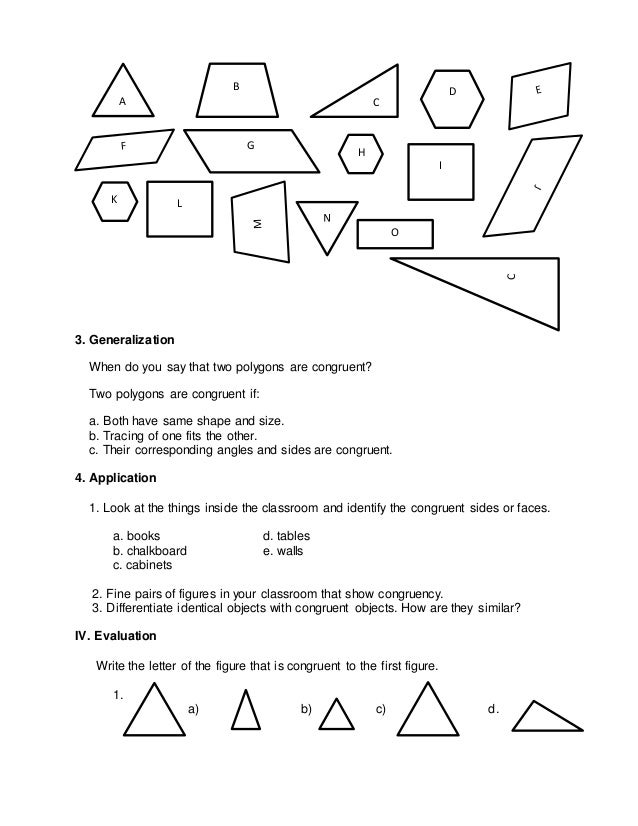 lp congruent polygons congruent polygons