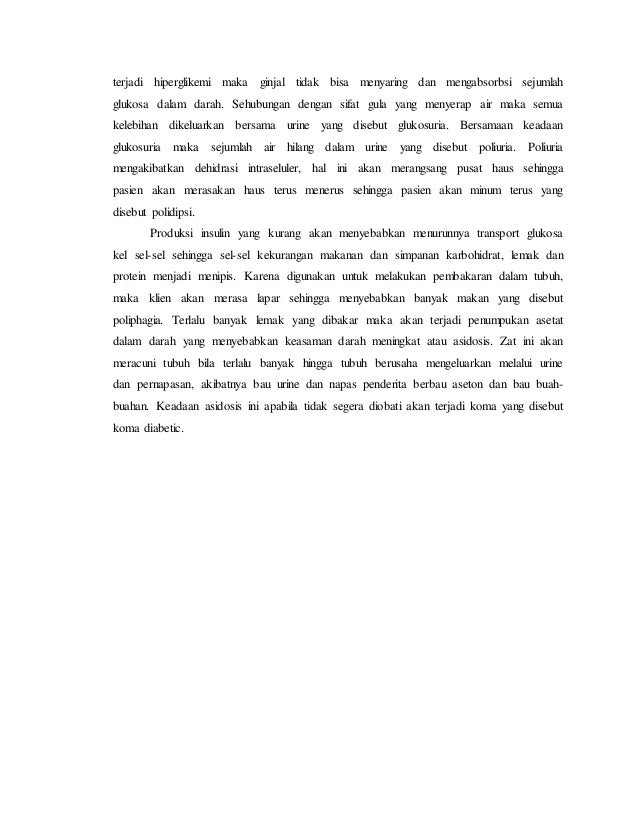 Laporan Diabetes Melitus Tipe 2 Laporan Diabetes Melitus Tipe 2