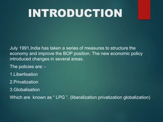 Liberlization,privatization,Globalization-Very easy ppt | PPTX