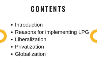 Liberalisation, Privatization & Globalisation