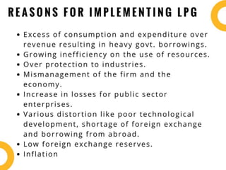 Liberalisation, Privatization & Globalisation