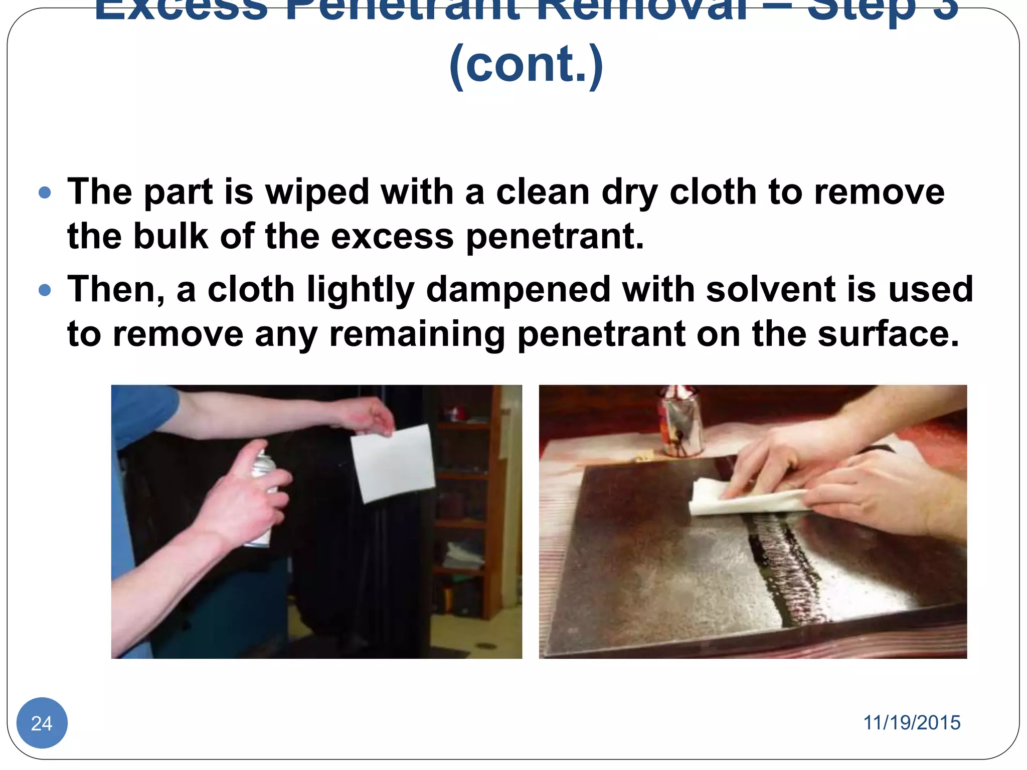 LIQUID PENETRANT INSPECTION | PPTX