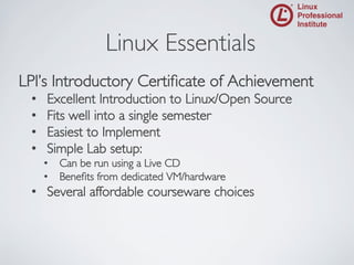 LPI Academy Presents Linux Essentials - A Deep Dive | PDF