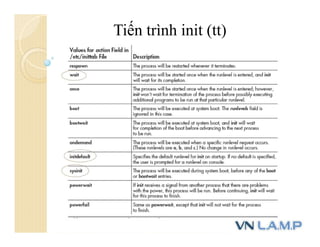 Tiến trình init (tt)
 