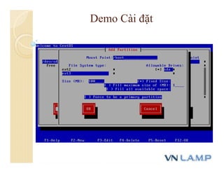 Demo Cài đặt
 