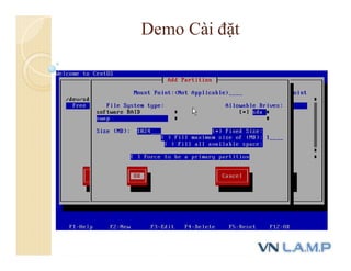 Demo Cài đặt
 