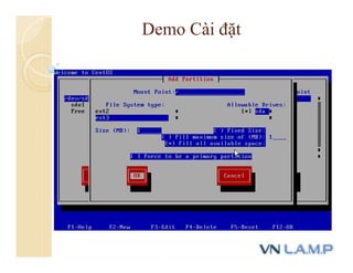 Demo Cài đặt
 