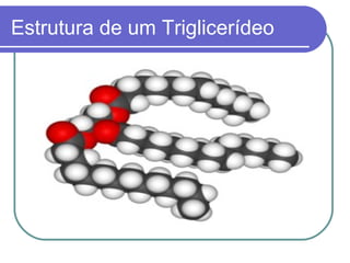 Estrutura de um Triglicerídeo
 