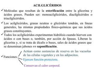 Agua
Aceite Jabón Emulsión
EFECTO DETERGENTE DE LOS JABONES
 