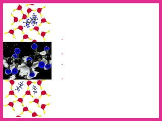 Hidrofobicidad
• Estructurafundamentalmente hidrocarbonada
(alifática, alicíclica o aromática), con gran cantidad
de enlaces C-Hy C-C.
• Enlaces 100%covalente y momento dipolar
mínimo.
• Agua, al ser muy polar, con facilidad para formar
puentes de hidrógeno, no es capaz de interaccionar
con estas moléculas.
• En lípidos, agua adopta en torno a ellas estructura
muy ordenada que maximiza las interacciones entre
las propias moléculas de agua, forzando a la
molécula hidrofóbica al interior de una estructura en
forma de jaula, que también reduce la movilidad del
lípido.
 