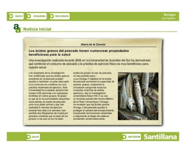 I?  CIL‘: 

 

l lqtLÏL ¡i218 b

l‘
C Noticia i_ni_c_ia_| 

Diariode h Ciencia

Los ácidos grasos del pescado tienen numer...