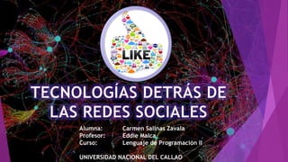 Alumna: Carmen Salinas Zavala
Profesor: Eddie Malca
Curso: Lenguaje de Programación II
UNIVERSIDAD NACIONAL DEL CALLAO
 
