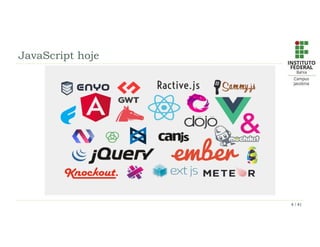 JavaScript hoje
4 / 41
 