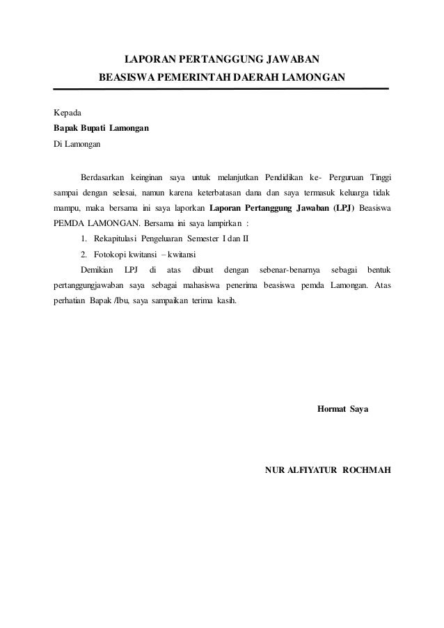 LPJ (Beasisiwa Pemerintah Dinas Kabupaten Lamongan)