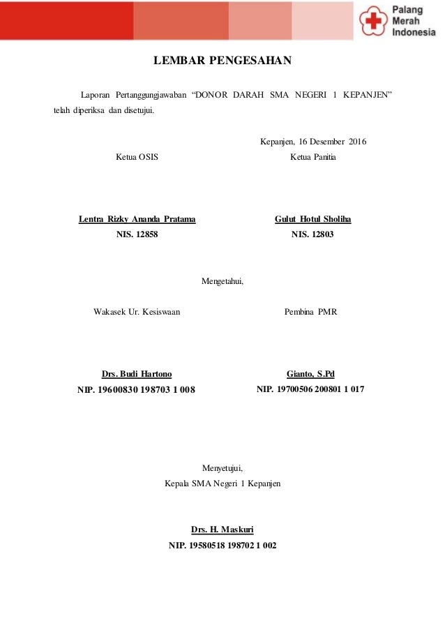 Lpj donor darah Lpj donor darah