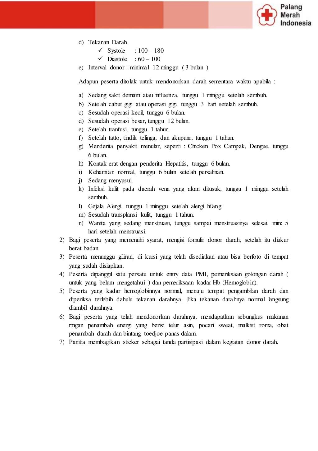 Lpj donor darah Lpj donor darah