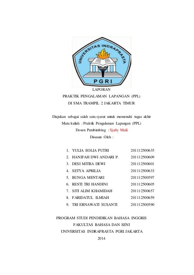 Lpj Praktik Pengalaman Lapangan