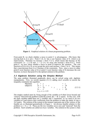LP linear programming (summary) (5s) | PDF