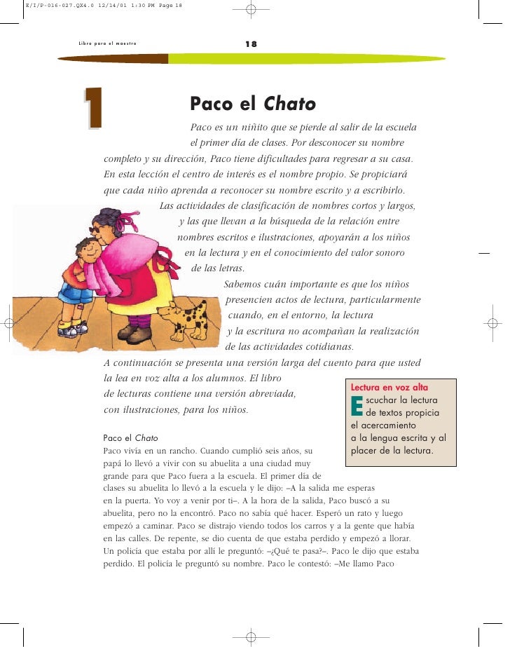 Featured image of post Paco El Chato Cuento De Primaria