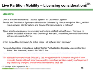 Lpm Mobility Examples PowerVM Live Partition Mobility in IBM PureFlex | PDF